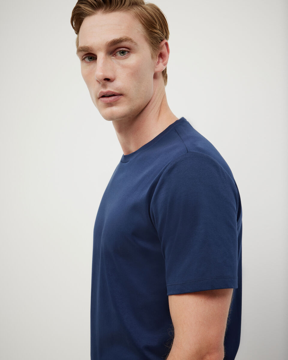 Slim Travel Tee, Navy, hi-res